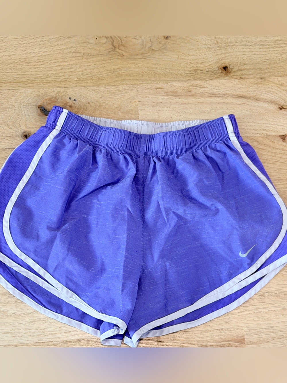 Nike Purple Dri-FIT Athletic Shorts with White Lining